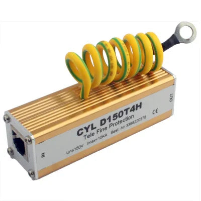 Parafoudre-Déchargeur de surtension pour dispositif de signal audio téléphonique de télécommunication sensible, Parafoudre-Déchargeur