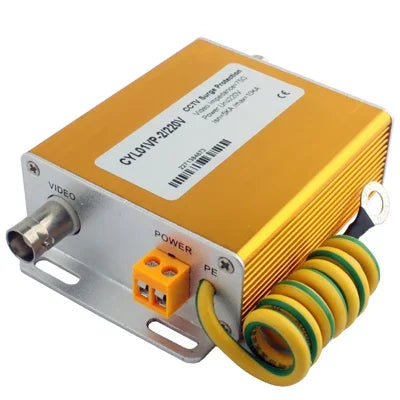 Parafoudre de sécurité 2 en 1 pour signal vidéo et alimentation 220V, 2 en 1 220V