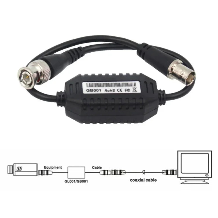 Isolateur de boucle de masse vidéo coaxiale