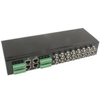 Émetteur-récepteur vidéo passif UTP 16 canaux, format rack, pour vidéosurveillance