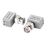 2 adaptateurs balun vidéo passifs coaxiaux 202C-HD CVI/TVI/AHD 1 canal, 202C-HD