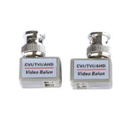 2 adaptateurs balun vidéo passifs coaxiaux 202C-HD CVI/TVI/AHD 1 canal, 202C-HD