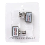 2 adaptateurs balun vidéo passifs coaxiaux 202C-HD CVI/TVI/AHD 1 canal, 202C-HD