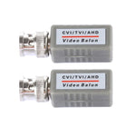 2 PCS 202E-HD Adaptateur coaxial passif vidéo balun 1 canal CVI/TVI/AHD, 202E-HD