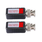 2 PCS HD 202E Version Améliorée Coaxial CVI/TVI/AHD 1 Voie Émetteur-Récepteur Passif Vidéo Balun, 202E