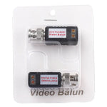 2 PCS HD 202E Version Améliorée Coaxial CVI/TVI/AHD 1 Voie Émetteur-Récepteur Passif Vidéo Balun, 202E