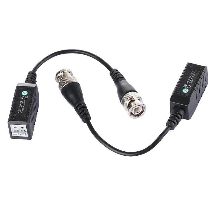 2 PCS HD 302B Émetteur-récepteur Passif Coaxial CVI/TVI/AHD 1 Canal Vidéo Balun, 302B