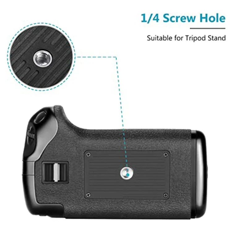 Poignée d'alimentation pour Canon EOS 550D avec deux supports de batterie, pour Canon EOS 550D