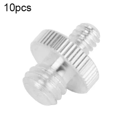 10 vis en acier inoxydable 1/4 à 3/8 pour têtes de trépied, 1/4 à 3/8