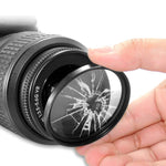 Filtre UV pour objectif 52 mm avec monture en alliage d'aluminium pour appareil photo numérique, 52 mm