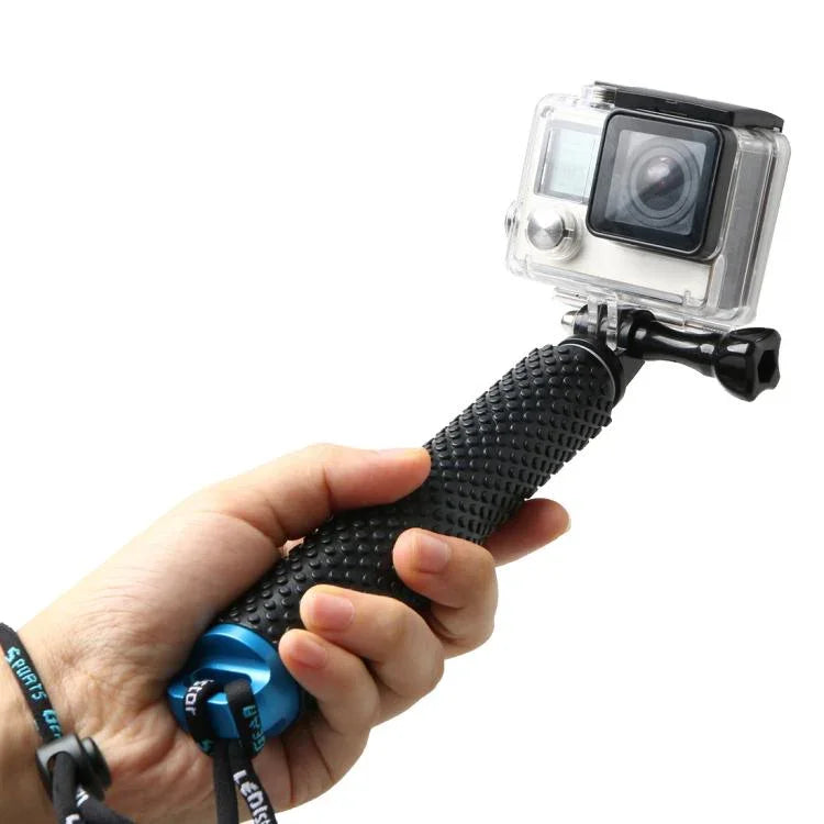 Perche télescopique monopode portable 49 cm avec vis pour GoPro, Insta360, DJI et autres caméras d'action, longueur max : 49 cm (rouge), longueur max : 49 cm (bleu), longueur max : 49 cm (doré), longueur max : 49 cm (vert)
