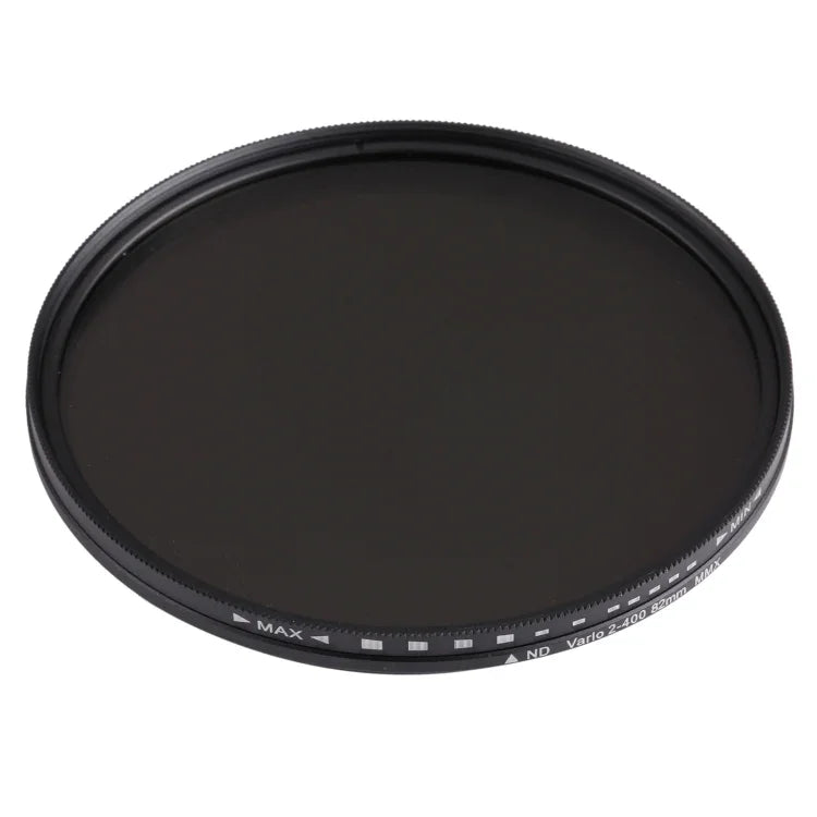 Filtre à densité neutre variable réglable ND 2 à ND 400, 82 mm