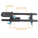 Tige de rail YEANGU YLG1005B 15 mm pour appareils photo reflex, YLG1005B