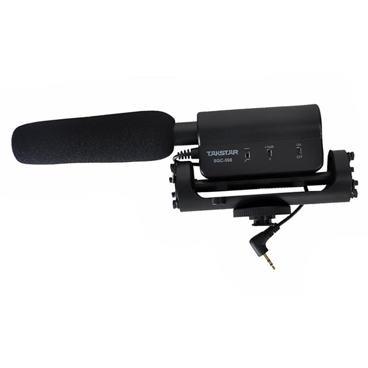 Microphone Professionnel TAKSTAR SGC-598 pour Photographie et Interview dédié aux Appareils DSLR & Caméscopes DV