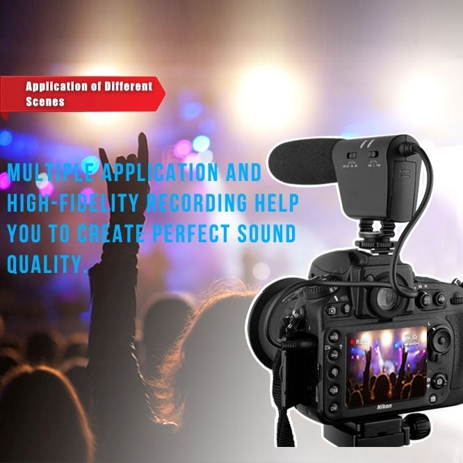 Microphone Professionnel TAKSTAR SGC-598 pour Photographie et Interview dédié aux Appareils DSLR & Caméscopes DV