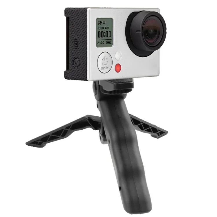 Trépied de bureau pliable et rotatif portable pour GoPro, Insta360, DJI et autres caméras d'action, support de bureau