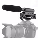 Microphones à Condensateur SGC-598 Microphones Professionnels pour Photographie et Interview dédiés aux Appareils DSLR & Caméscopes DV