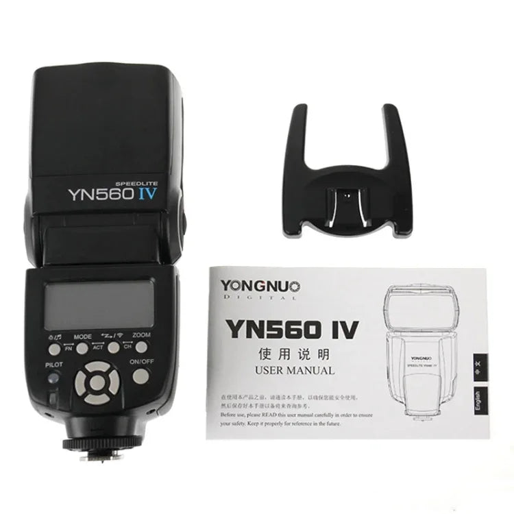 Flash sans fil YONGNUO YN-560IV pour Nikon, Canon, Pentax et Olympus RF602, YN-560IV