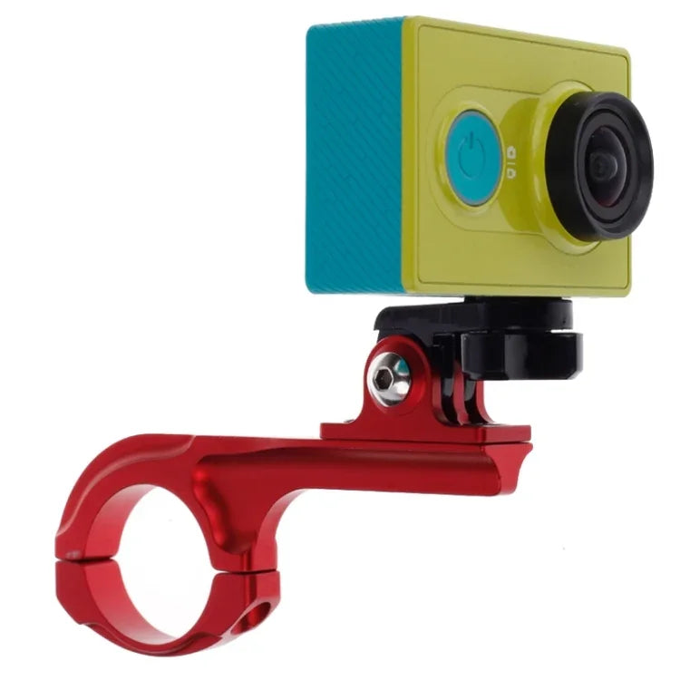 Support de guidon de vélo avec fixation pour caméra sport Xiaomi Yi (XM34), fixation (rouge)
