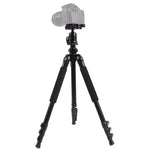Trépied portable réglable en alliage d'aluminium Triopo C-158+KJ-1, C-158+KJ-1 (noir)