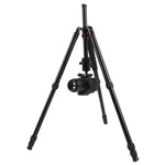 Trépied portable réglable en aluminium Triopo MT-2804C avec rotule NB-2S pour appareils photo reflex numériques Canon, Nikon et Sony, MT-2804C (noir), MT-2804C (or)