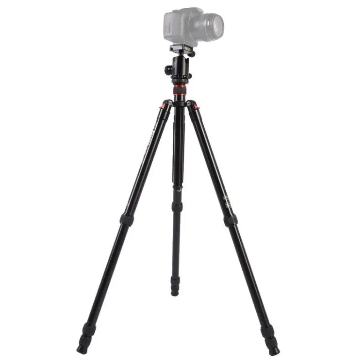 Trépied portable réglable en aluminium Triopo MT-2804C avec rotule NB-2S pour appareils photo reflex numériques Canon, Nikon et Sony, MT-2804C (noir), MT-2804C (or)