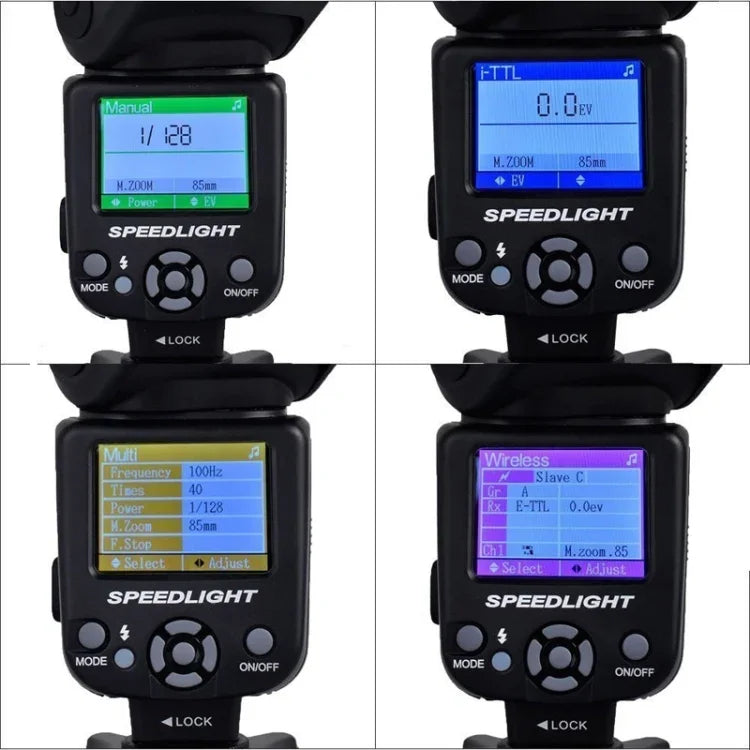 Flash Triopo TR-985 TTL haute vitesse pour appareils photo reflex numériques, TR-985 pour Canon, TR-985 pour Nikon