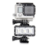 Éclairage vidéo étanche SupTig 30 m 300 lm pour GoPro, Insta360, DJI et autres caméras d'action.