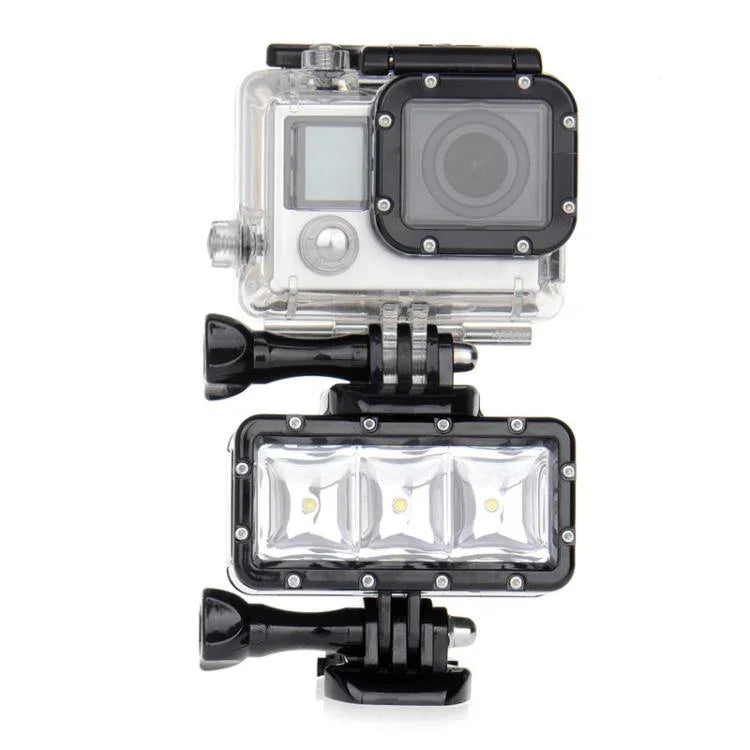 Éclairage vidéo étanche SupTig 30 m 300 lm pour GoPro, Insta360, DJI et autres caméras d'action.