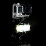 Éclairage vidéo étanche SupTig 30 m 300 lm pour GoPro, Insta360, DJI et autres caméras d'action.