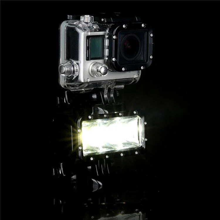 Éclairage vidéo étanche SupTig 30 m 300 lm pour GoPro, Insta360, DJI et autres caméras d'action.