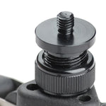 Base de trépied universel 1/4" pour appareil photo et caméscope, noire