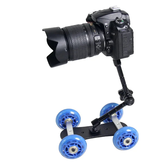 YELANGU YLG0105B Mini chariot de travelling pour appareils photo Canon/Nikon/DSLR, YLG0105B