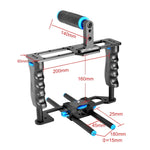 YELANGU YLG0107E-A Kit de protection avec poignée et stabilisateur pour appareil photo reflex numérique
