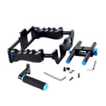 YELANGU YLG0107E-A Kit de protection avec poignée et stabilisateur pour appareil photo reflex numérique