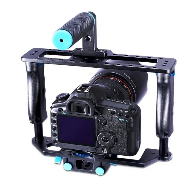 YELANGU YLG0107E-A Kit de protection avec poignée et stabilisateur pour appareil photo reflex numérique