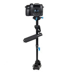 Stabilisateur portatif YELANGU S40L 40 cm en alliage d'aluminium pour appareils photo reflex numériques et caméscopes