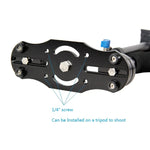 Stabilisateur portatif YELANGU S40L 40 cm en alliage d'aluminium pour appareils photo reflex numériques et caméscopes