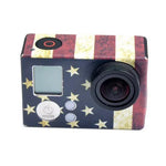 Autocollant de Boîtier pour GoPro HERO3+ /3, Drapeau des États-Unis, Drapeau de l'Australie, Drapeau du Brésil