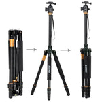 Trépied monopode portable professionnel ZOMEI Z688 en alliage de magnésium avec rotule pour appareil photo numérique, Z688