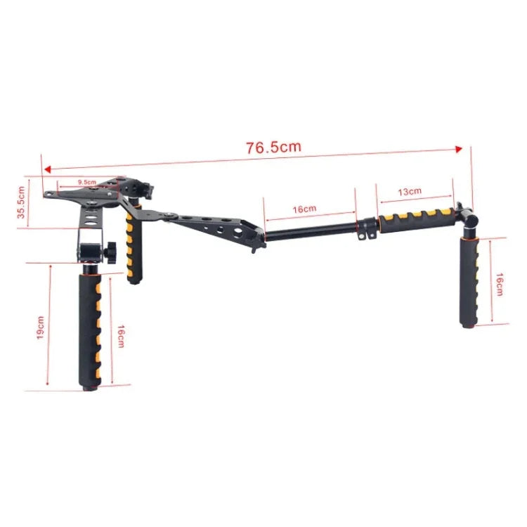 Support d'épaule multifonctionnel YELANGU YLG0107D Rig I pour appareil photo reflex numérique/caméra vidéo