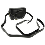 Étui pour appareil photo Sony RX100 M3 / M4 / M5, style rétro, en cuir PU avec bandoulière