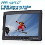 Moniteur de terrain pour caméra FEELWORLD FW-759, design fin 7 pouces, résolution 1280 x 800, HDMI 1080p
