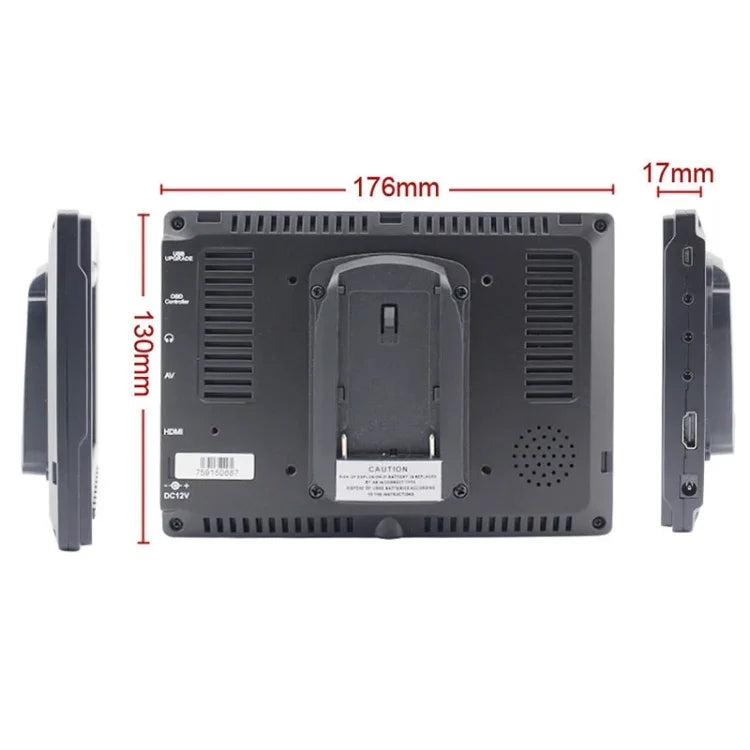 Moniteur de terrain pour caméra FEELWORLD FW-759, design fin 7 pouces, résolution 1280 x 800, HDMI 1080p