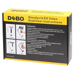 Stabilisateur vidéo portable DEBO UF-007H pour appareils photo reflex/caméras vidéo