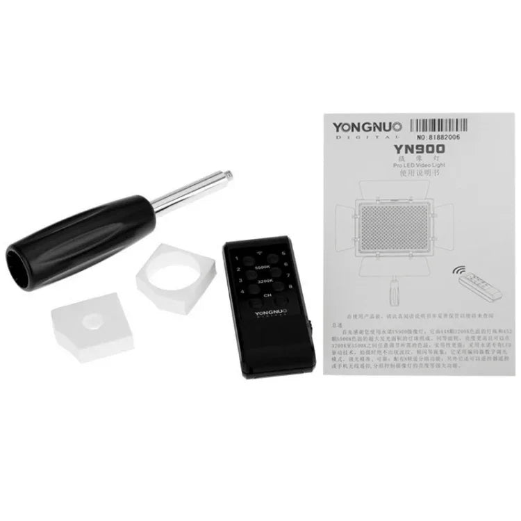 YONGNUO YN900, éclairage LED studio à intensité variable (900 LED), température de couleur 3200K-5500K, pour vidéo.