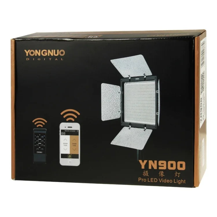 YONGNUO YN900, éclairage LED studio à intensité variable (900 LED), température de couleur 3200K-5500K, pour vidéo.
