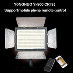 YONGNUO YN900, éclairage LED studio à intensité variable (900 LED), température de couleur 3200K-5500K, pour vidéo.
