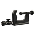 Support de bureau à pince avec adaptateur pour trépied compatible avec GoPro, Insta360, DJI et autres caméras d'action. Diamètre de la pince : 1 à 6 cm.