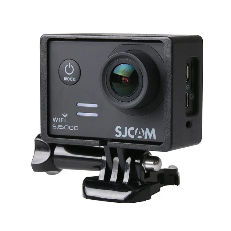 Coque de protection standard avec support de cadre, boucle de fixation basique et boulon long pour SJCAM SJ5000, SJ5000 Wifi et SJ5000+ Wifi, SJ5000